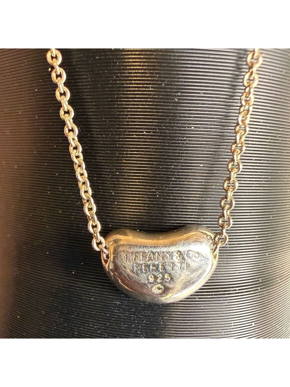 TIFFANY & CO ELSA PERETTI BEAN PENDANT DUST BAG, BOX AND GIFT BAG - Picture 8 of 16